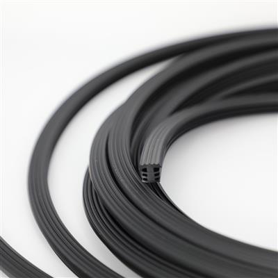 Co-pro antislipprofiel zwart hard rubber