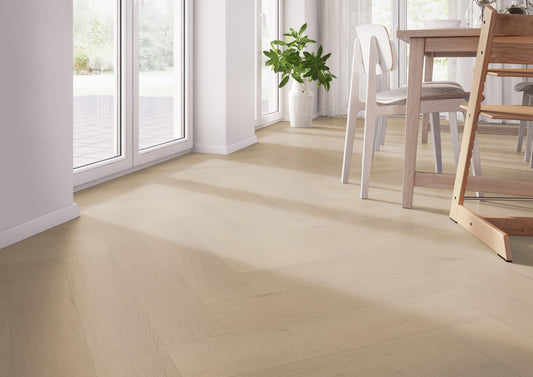 Belakos Palazzo visgraat XL 77 | Rigid Click | Bruin