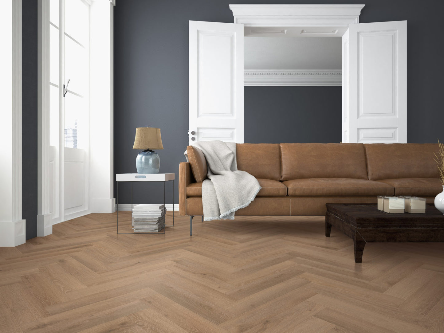 Belakos Rustico visgraat 30 | Bruin