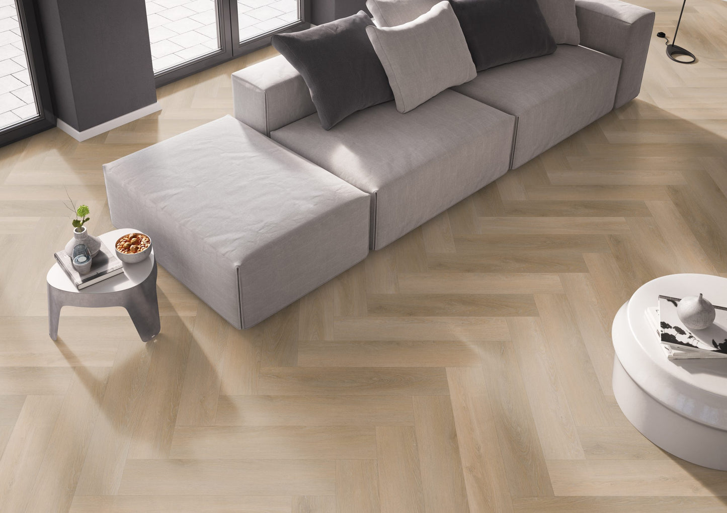 Belakos Attico visgraat XL 81 | Rigid Click | Bruin