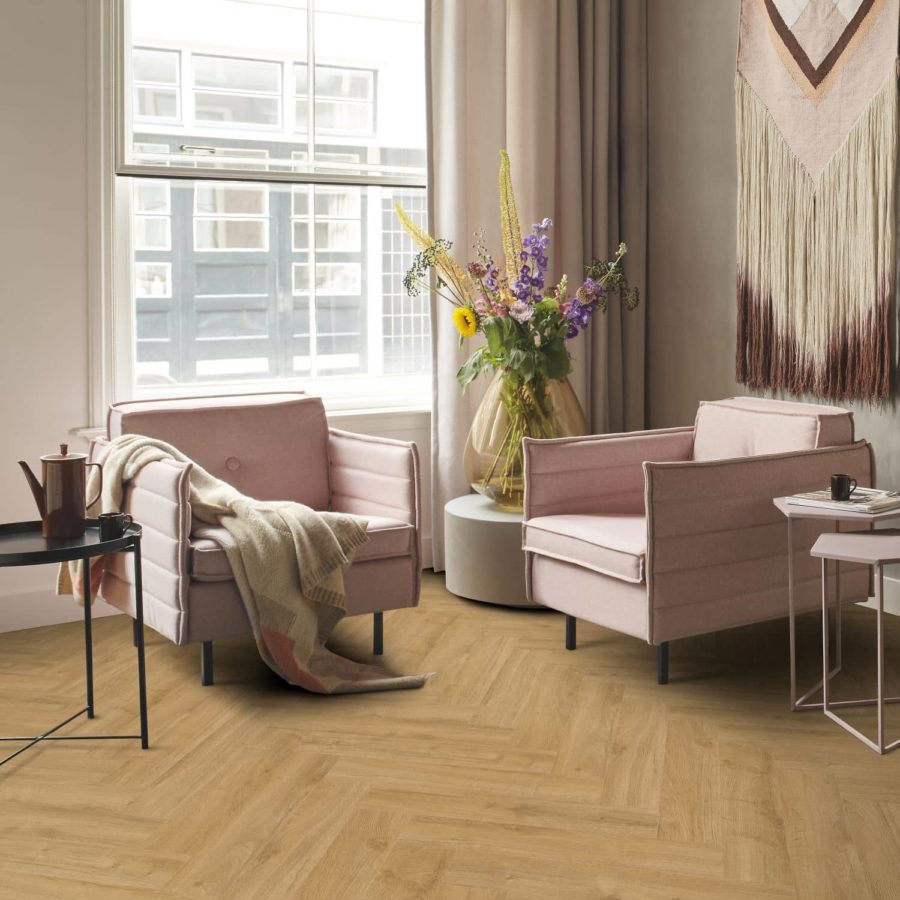 Gelasta Oakland Visgraat Naturel