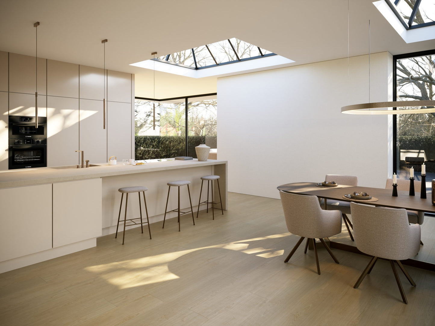 Belakos Portico 550 | Rigid Click | Beige