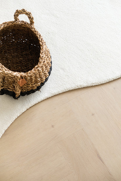 Belakos Palazzo visgraat XL 77 | Rigid Click | Bruin