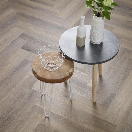 Ambiant Spigato Visgraat Silent Rigid Click (Light Brown)